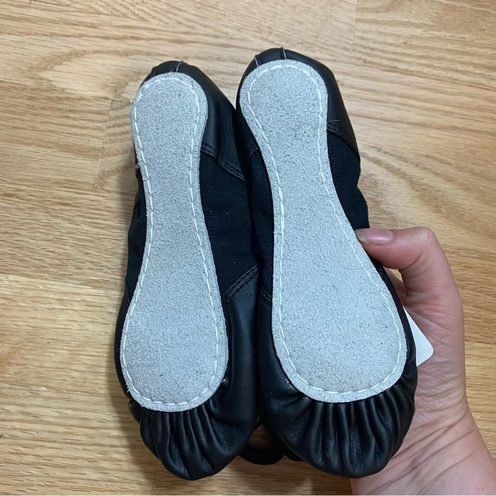 Danskin Black Ballet Shoes Flats NWT Sz 1 Kids Girls Youth